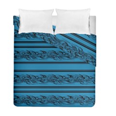 Blue Barbwire Duvet Cover Double Side (full/ Double Size)