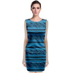 Blue Barbwire Classic Sleeveless Midi Dress