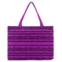 Magenta barbwire Medium Zipper Tote Bag View1