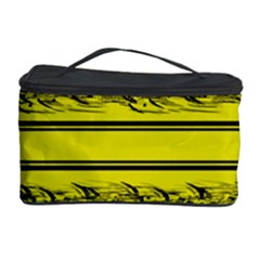 Yellow Barbwire Cosmetic Storage Case