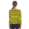 Yellow barbwire Women s Long Sleeve Tee View2