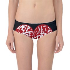 Valentine s Day Design Classic Bikini Bottoms by Valentinaart