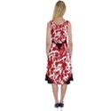 Valentine s day design Midi Sleeveless Dress View2