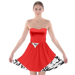 Red Valentine 2 Strapless Bra Top Dress