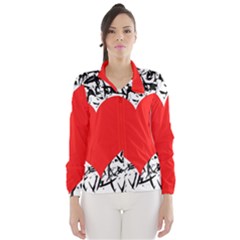 Red Valentine 2 Wind Breaker (women)