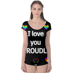 Proudly Love Boyleg Leotard  by Valentinaart