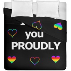 Proudly Love Duvet Cover Double Side (king Size)