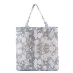 Light Circles, Watercolor Art Painting Grocery Tote Bag