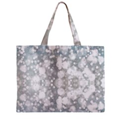 Light Circles, Watercolor Art Painting Zipper Mini Tote Bag