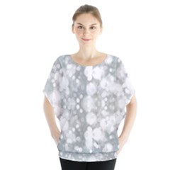 Light Circles, Watercolor Art Painting Blouse