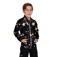 Golden Stars In The Sky Wind Breaker (kids) by picsaspassion