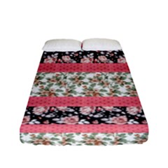 Cute Flower Pattern Fitted Sheet (full/ Double Size) by Brittlevirginclothing