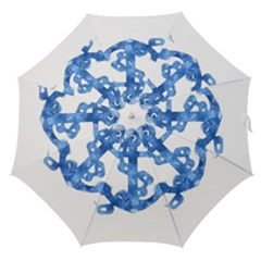 Anchor Aquarel Painting Art, Soft Blue Straight Umbrellas by picsaspassion