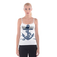 Anchor Pencil Drawing Art Spaghetti Strap Top by picsaspassion