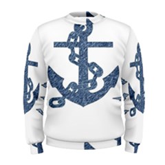 Anchor Pencil Drawing Art Men s Sweatshirt by picsaspassion