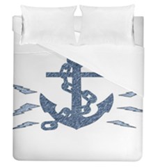 Anchor Pencil Drawing Art Duvet Cover (queen Size) by picsaspassion