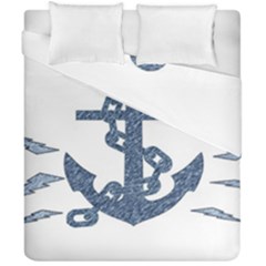 Anchor Pencil Drawing Art Duvet Cover Double Side (california King Size)