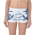 Anchor Pencil drawing art Reversible Bikini Bottoms View3