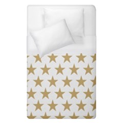 Golden Stars Pattern Duvet Cover (single Size)