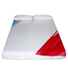 Tricolor Banner France Fitted Sheet (king Size)