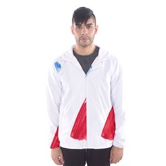 Tricolor Banner France Hooded Wind Breaker (men) by picsaspassion