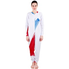 Tricolor Banner France Onepiece Jumpsuit (ladies) 