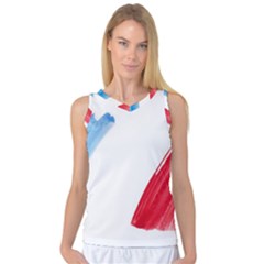 Tricolor Banner France Women s Basketball Tank Top