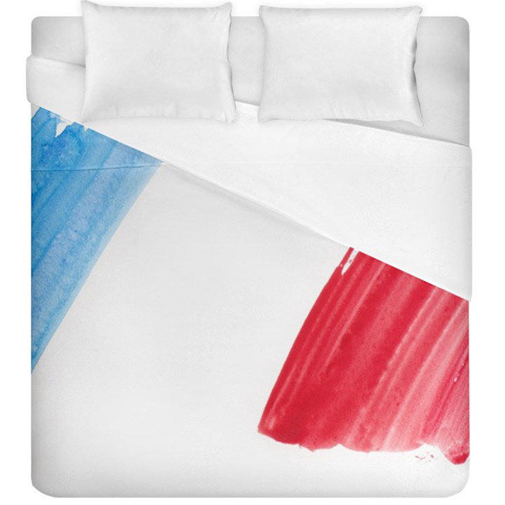 Tricolor banner france Duvet Cover (King Size)