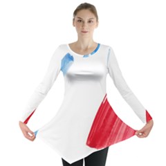 Tricolor Banner France Long Sleeve Tunic 