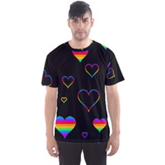 Rainbow Harts Men s Sport Mesh Tee