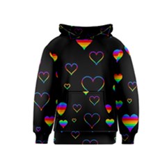 Rainbow Harts Kids  Pullover Hoodie