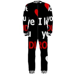 I Love You Proudly Onepiece Jumpsuit (men)  by Valentinaart