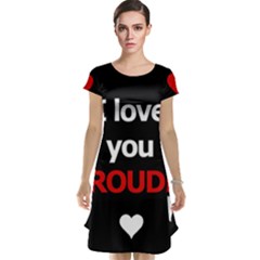 I Love You Proudly Cap Sleeve Nightdress by Valentinaart