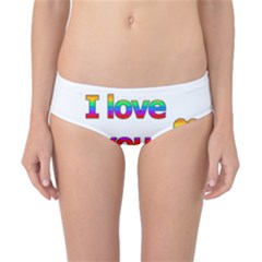 I Love You Proudly 2 Classic Bikini Bottoms