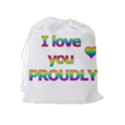 I love you proudly 2 Drawstring Pouches (Extra Large) View2