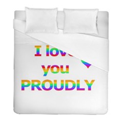 Proudly Love Duvet Cover (full/ Double Size)