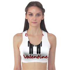 Be Mine Valentine Sports Bra by Valentinaart