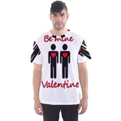 Be Mine Valentine Men s Sport Mesh Tee