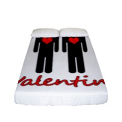 Be Mine Valentine Fitted Sheet (full/ Double Size)