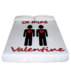 Be Mine Valentine Fitted Sheet (california King Size)