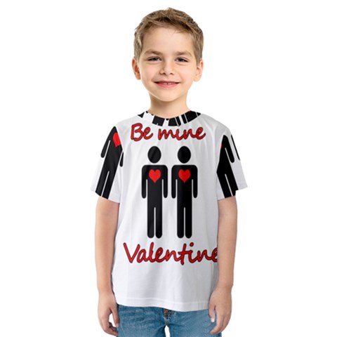 Be Mine Valentine Kids  Sport Mesh Tee by Valentinaart