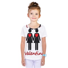 Be My Valentine 2 Kids  One Piece Tee