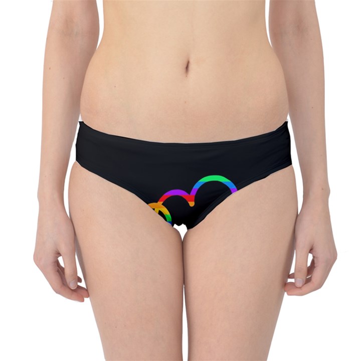 Love is love Hipster Bikini Bottoms