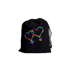 Love Is Love Drawstring Pouches (small)  by Valentinaart