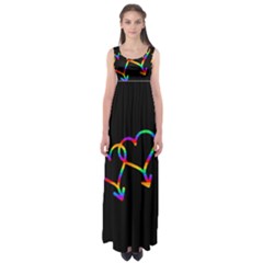 Love Is Love Empire Waist Maxi Dress