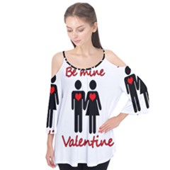 Be Mine Valentine Flutter Tees