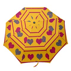 Decorative Harts Pattern Folding Umbrellas by Valentinaart