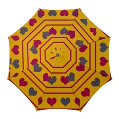 Decorative Harts Pattern Golf Umbrellas