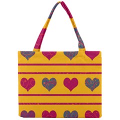 Decorative Harts Pattern Mini Tote Bag by Valentinaart