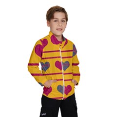 Decorative Harts Pattern Wind Breaker (kids) by Valentinaart